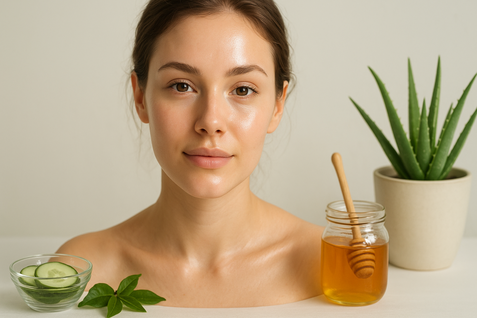 peau éclatante naturellement