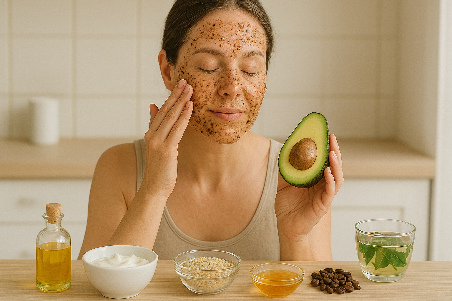gommage visage naturel